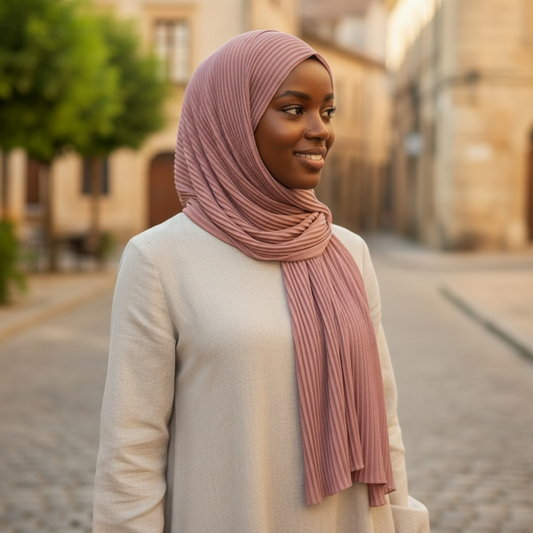 Maryam’s Essential Premium Pleated Crinkle Hijab