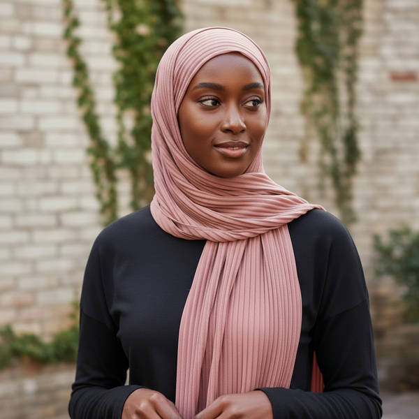 Maryam’s Essential Premium Pleated Crinkle Hijab