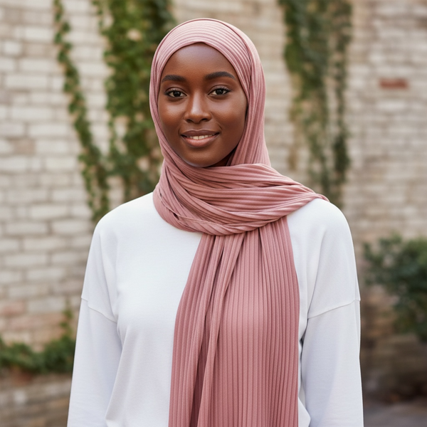 Maryam’s Essential Premium Pleated Crinkle Hijab