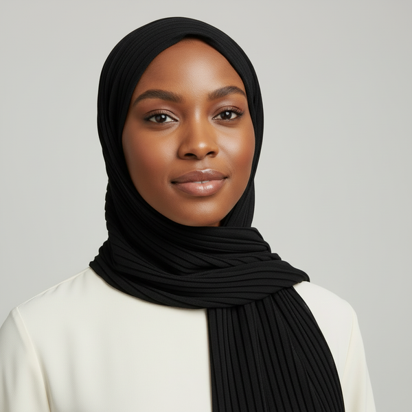Maryam’s Essential Premium Pleated Crinkle Hijab