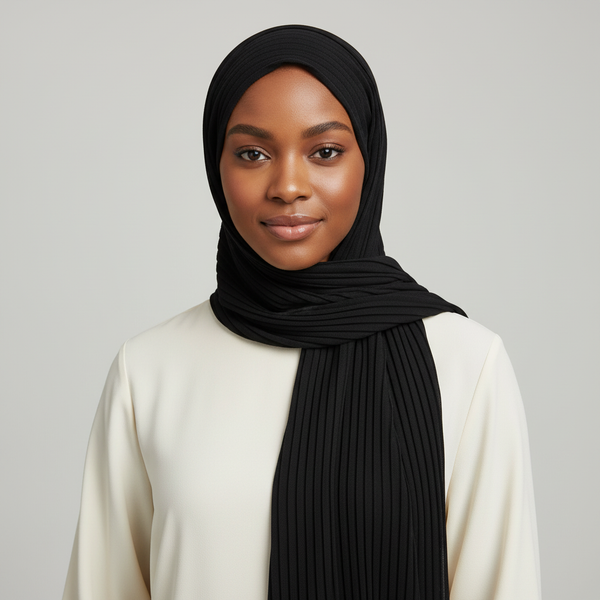 Maryam’s Essential Premium Pleated Crinkle Hijab