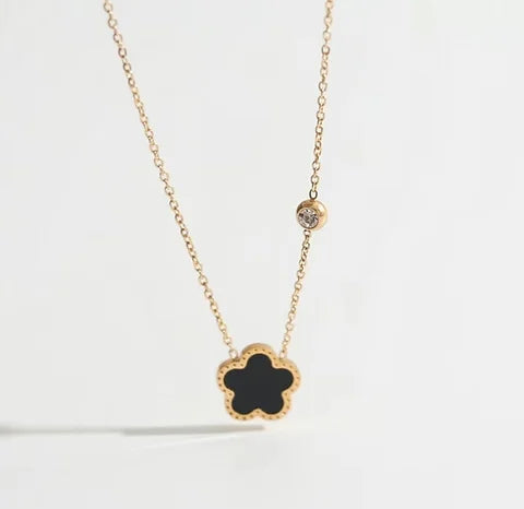 Maryam’s Essential Exquisite Clover Double Sided Layered Necklace