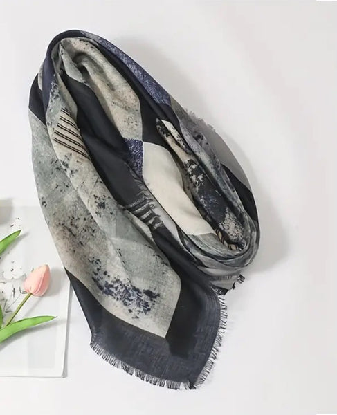 Maryam’s Essential Tye & Dye Printed Pashmina Hijab