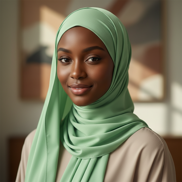 Maryam's Essential Stunning Plain Satin Shawl/Hijab