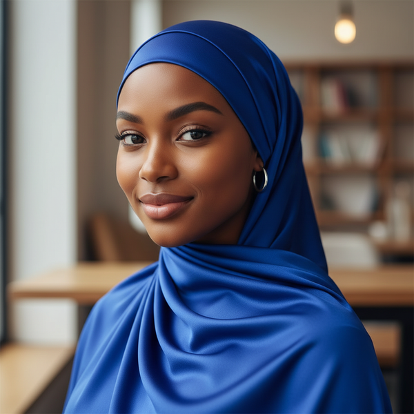 Maryam's Essential Stunning Plain Satin Shawl/Hijab