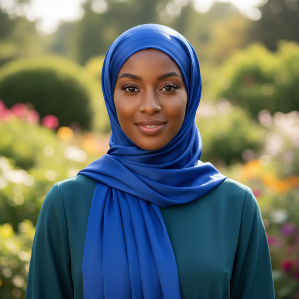 Maryam's Essential Stunning Plain Satin Shawl/Hijab