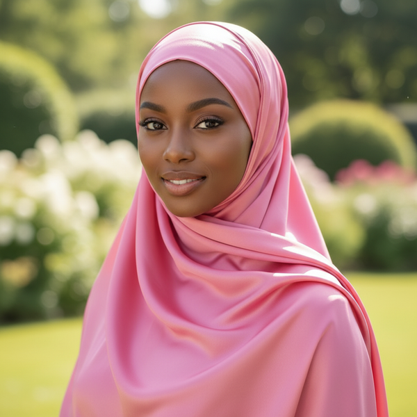 Maryam's Essential Stunning Plain Satin Shawl/Hijab