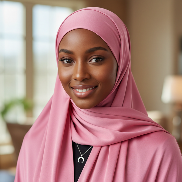 Maryam's Essential Stunning Plain Satin Shawl/Hijab