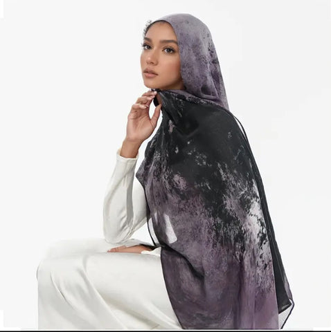 Maryam’s Essential Premium Printed Chiffon Hijab