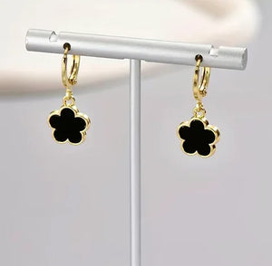 Maryam’s Essential Exquisite Clover Flower Vintage Drop Dangle Earrings