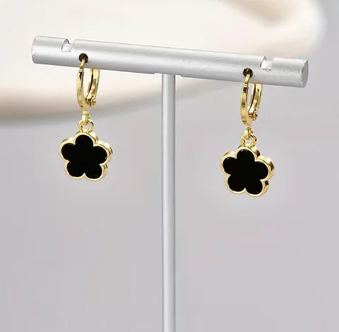 Maryam’s Essential Exquisite Clover Flower Vintage Drop Dangle Earrings