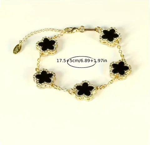 Maryam’s Diamond Style Clover Bracelet