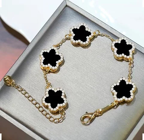 Maryam’s Diamond Style Clover Bracelet