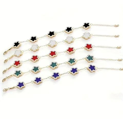 Maryam’s Diamond Style Clover Bracelet