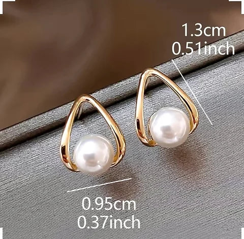 Maryam’s Essential Creative Faux Pearl Earrings