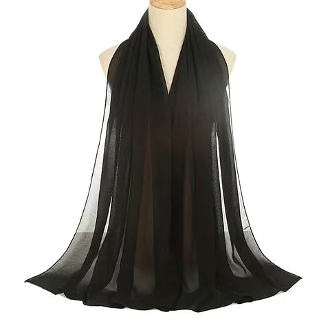 Maryam’s Essential Diamond Style Lightweight Soft Chiffon Hijab