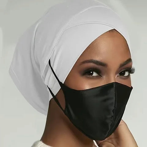Maryam’s Essential Crossed Forehead Stretchy Trendy Cap