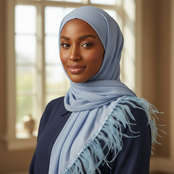 Maryam's Essential Signature Feather Chiffon Hijab