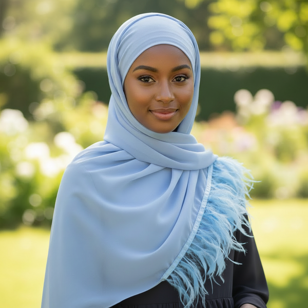 Maryam's Essential Signature Feather Chiffon Hijab