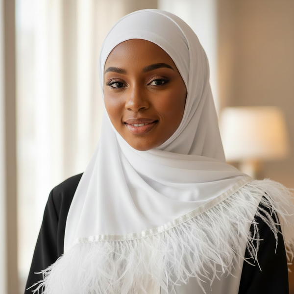 Maryam's Essential Signature Feather Chiffon Hijab
