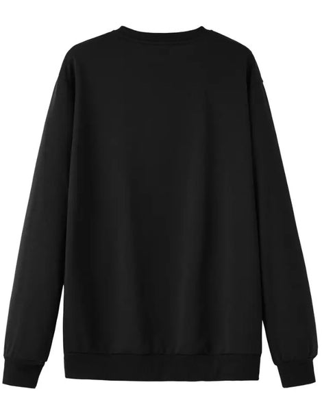 Maryam’s Essential Men Casual Long Sleeves Sporty Pullover Sweatshirt