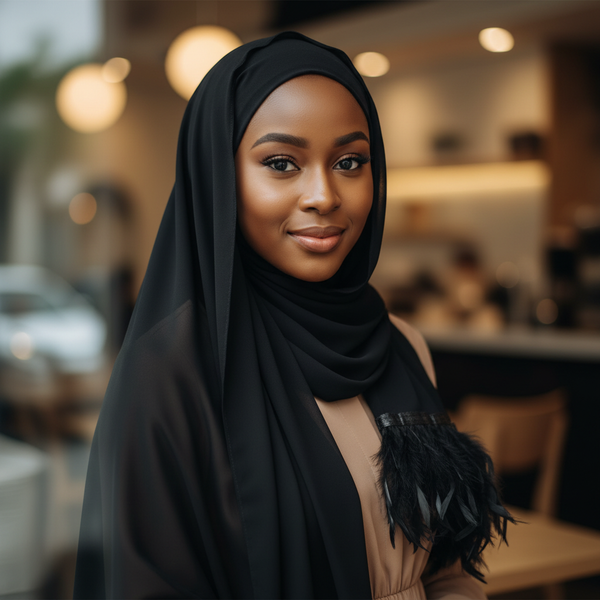Maryam's Essential Signature Feather Chiffon Hijab