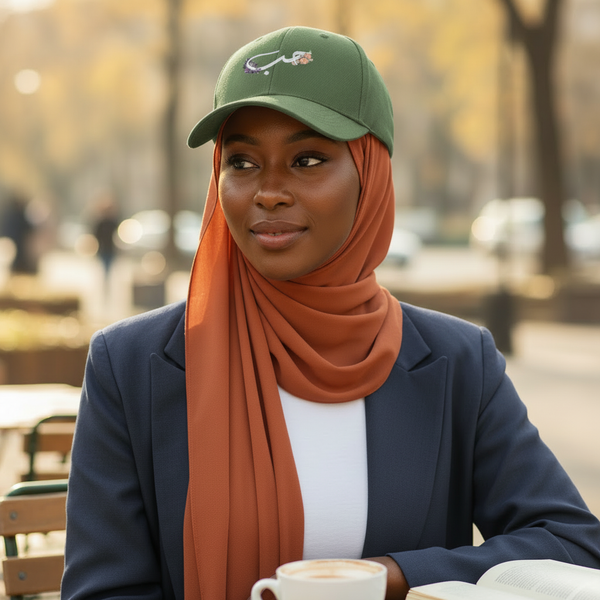 Maryam's Essential Luxury Arabic “Love حب” Baseball Cap