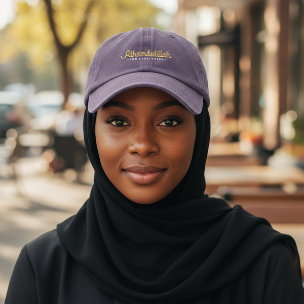 Maryam's Essential Unisex Luxury Alhamdulillah For Everything Baseball Cap