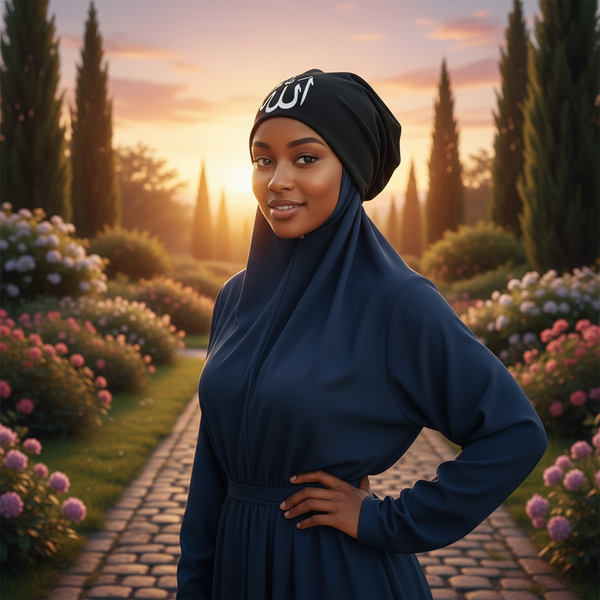 Maryam’s Essential Unisex Cute ALLAH Print Stretchy Hat