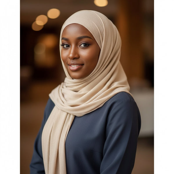 Maryam's Essential Premium Texture Knit Stretchy Hijab