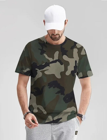 Maryam’s Essential Men Cotton Camo Tee