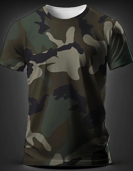 Maryam’s Essential Men Cotton Camo Tee