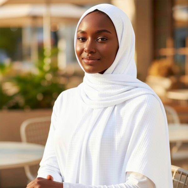Maryam's Essential Premium Plain Crumple Wrinkle Crinkle Chiffon Hijab