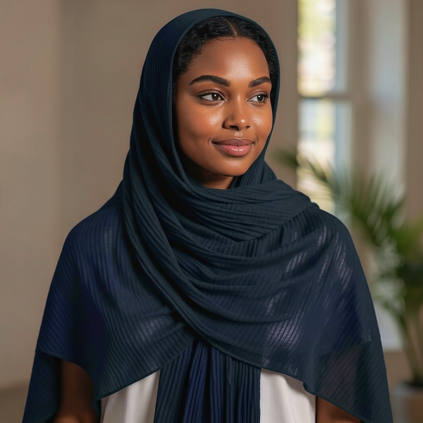 Maryam's Essential Premium Plain Crumple Wrinkle Crinkle Chiffon Hijab
