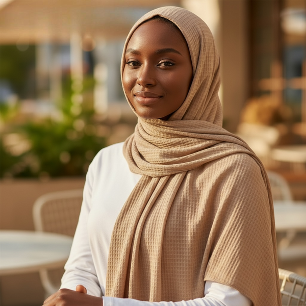 Maryam's Essential Premium Plain Crumple Wrinkle Crinkle Chiffon Hijab