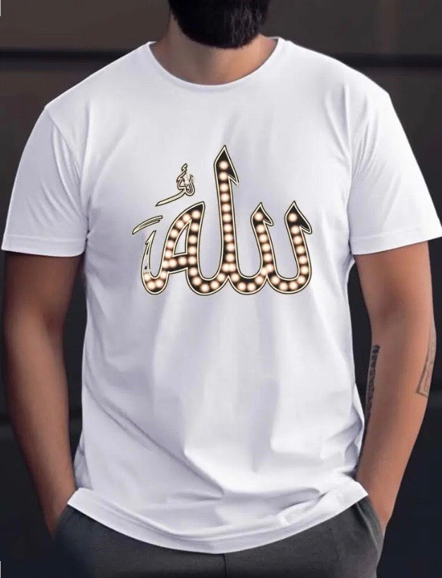 Maryam’s Essential Men Cotton Arabic “ALLAH” Tee