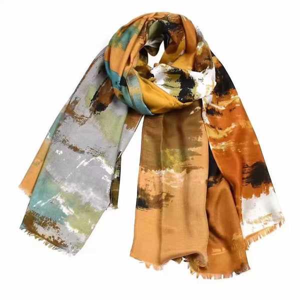 Maryam’s Essential Premium Large Pigment Printed Cotton Hijab/Shawl
