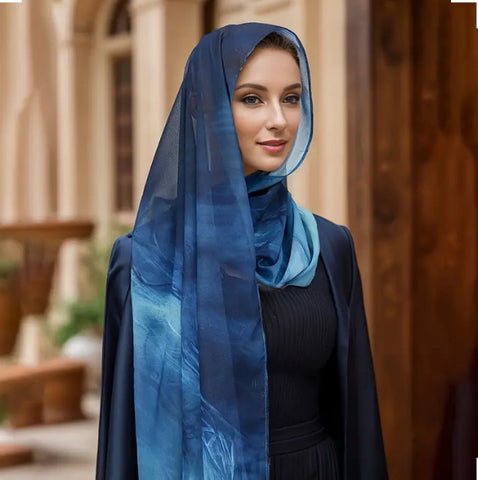 Maryam’s Essential Premium Printed Chiffon Hijab