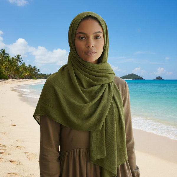Maryam's Essential Premium Plain Pure Colour Viscose Soft Hijab/Shawl