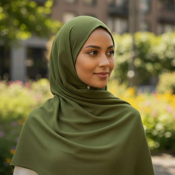 Maryam's Essential Premium Plain Pure Colour Viscose Soft Hijab/Shawl