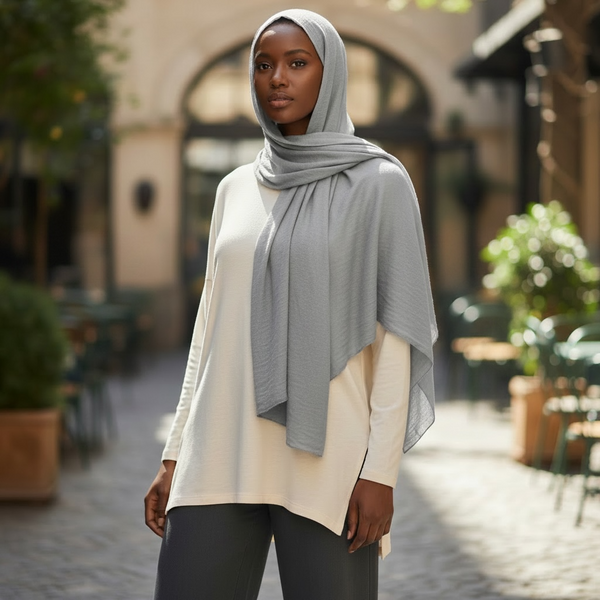 Maryam's Essential Premium Plain Pure Colour Viscose Soft Hijab/Shawl