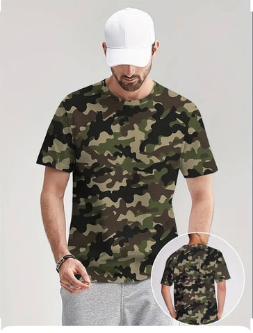 Maryam’s Essential Men Cotton Camo Tee