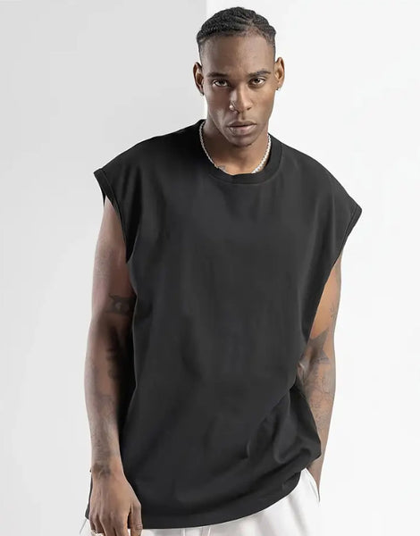 Maryam’s Essential Cotton Sleeveless Round Neck Comfy Top Tank