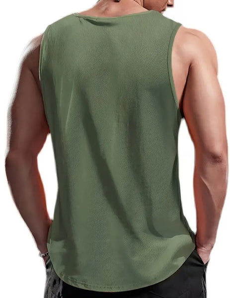 Maryam’s Essential Men Sport Quick Dry Sleeveless Breathable TopTank