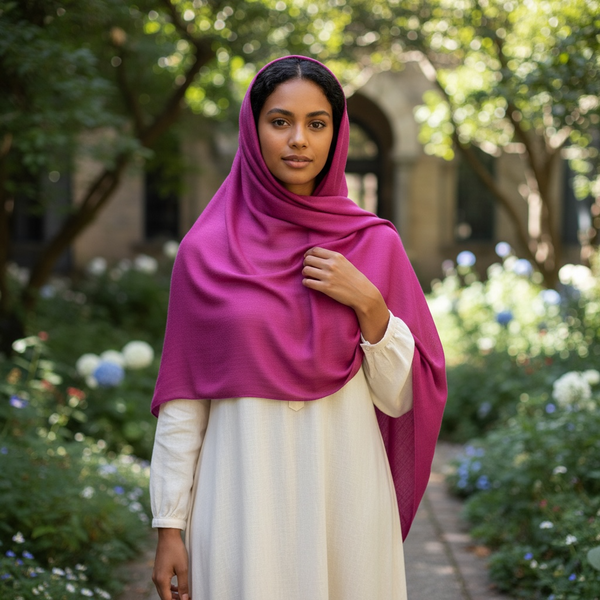 Maryam's Essential Premium Plain Shiny Polyester Hijab