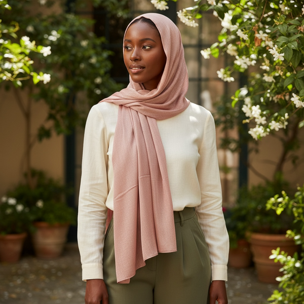 Maryam's Essential Premium Plain Shiny Polyester Hijab