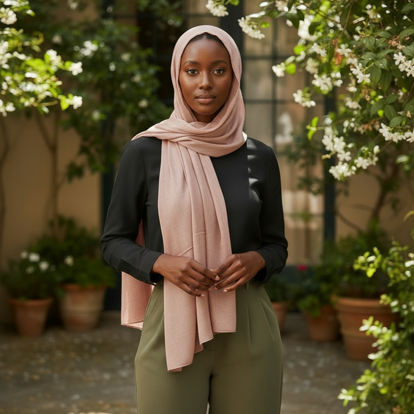 Maryam's Essential Premium Plain Shiny Polyester Hijab