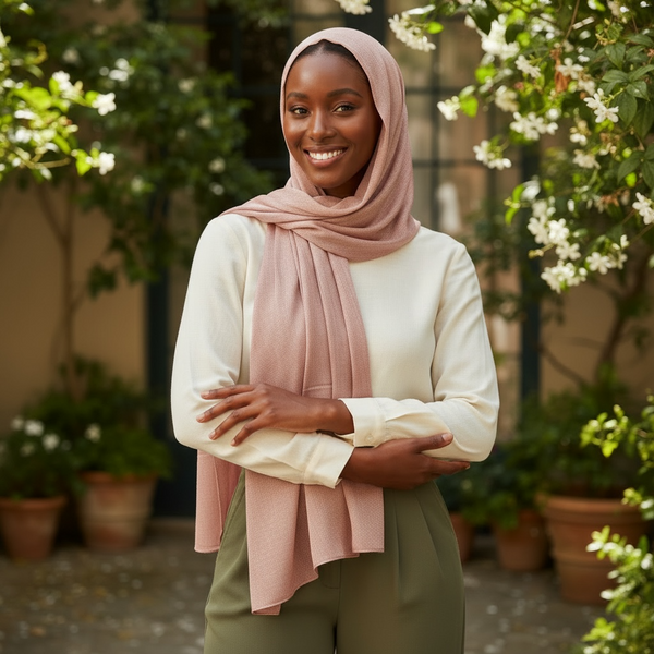 Maryam's Essential Premium Plain Shiny Polyester Hijab