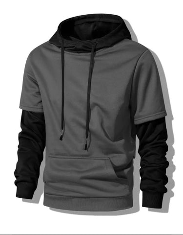 Maryam’s Essential Breathable Hood Drawstring Long Sleeves Cotton Top Tank