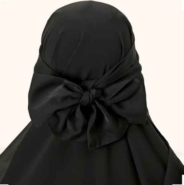 Maryam’s Essential Thin Breathable Chiffon Niqab Veil Headscarf